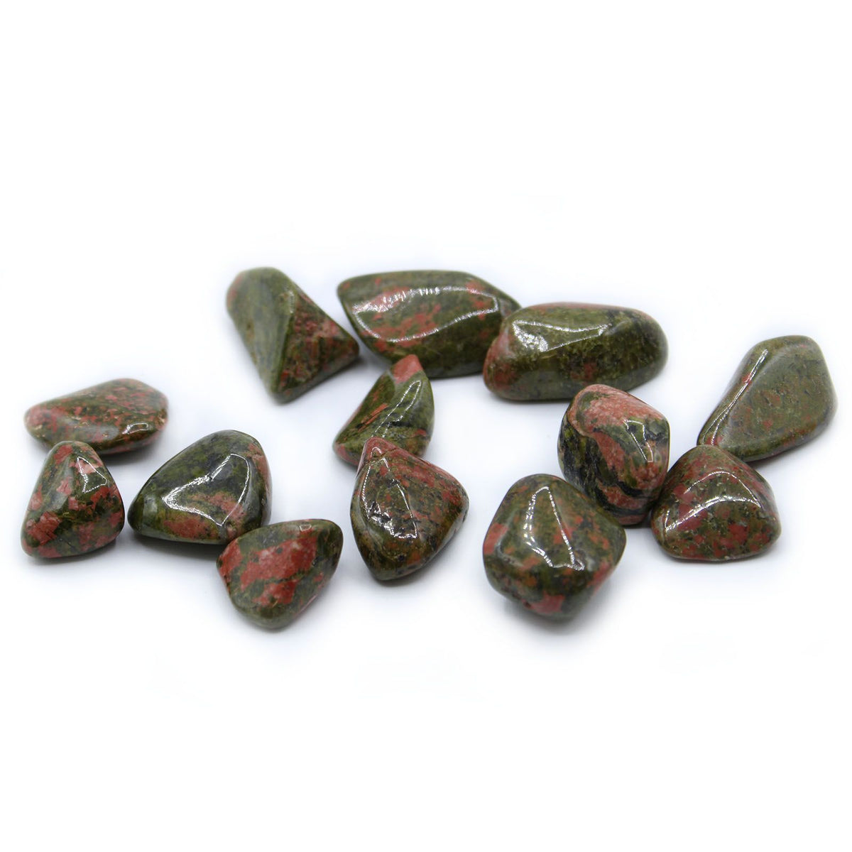 Piedras Pulidas L - Unakite