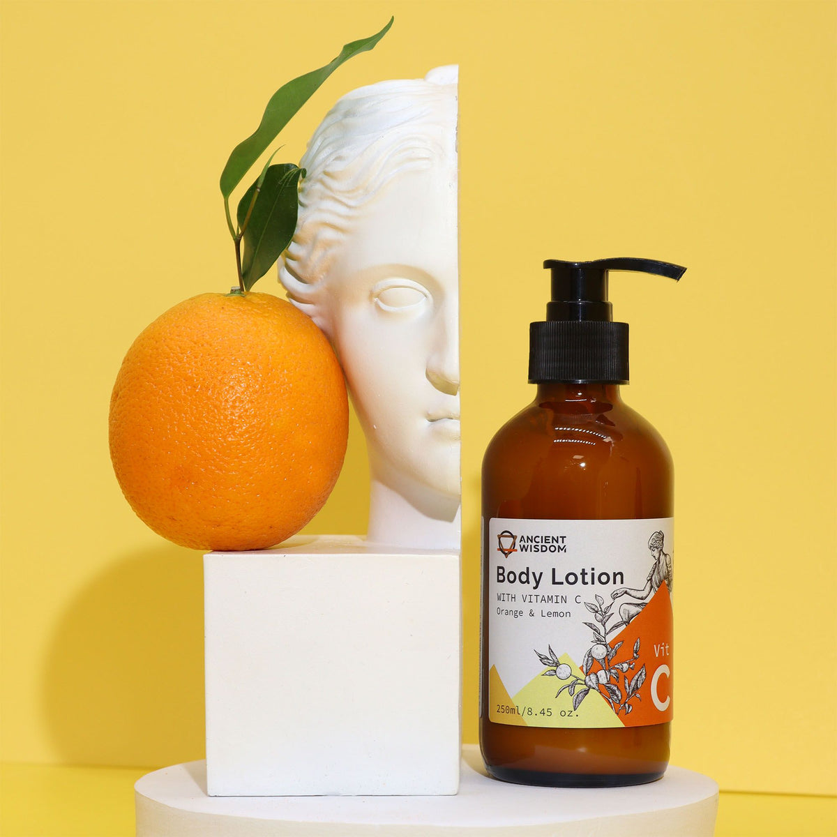 Locion Corporal con Vitamina C - Naranja y Limon