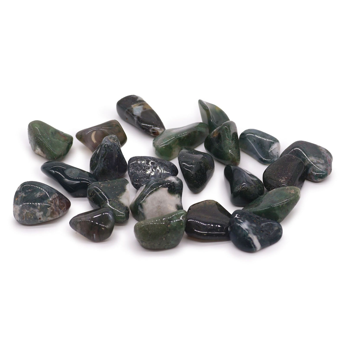 Piedras Pulidas L - Green Moss