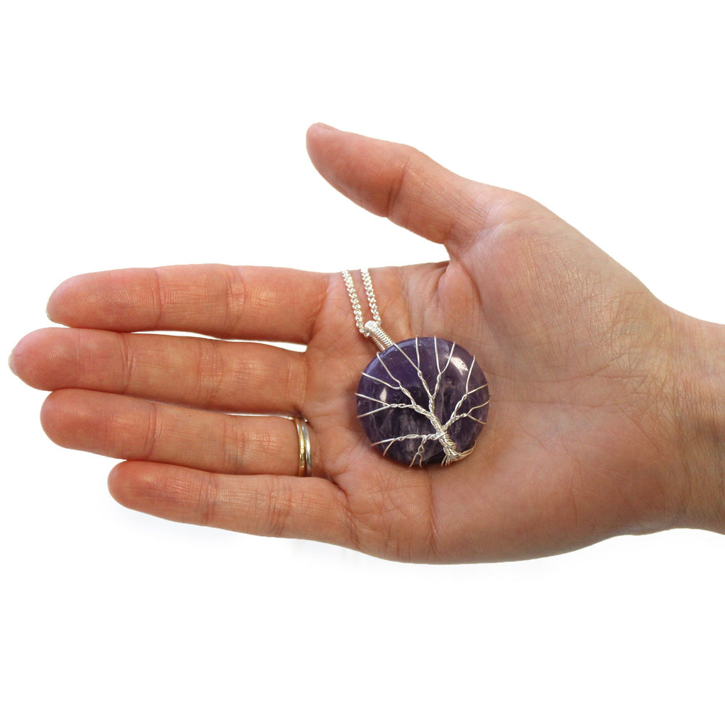 Collar Árbol de la Vida - Amatista