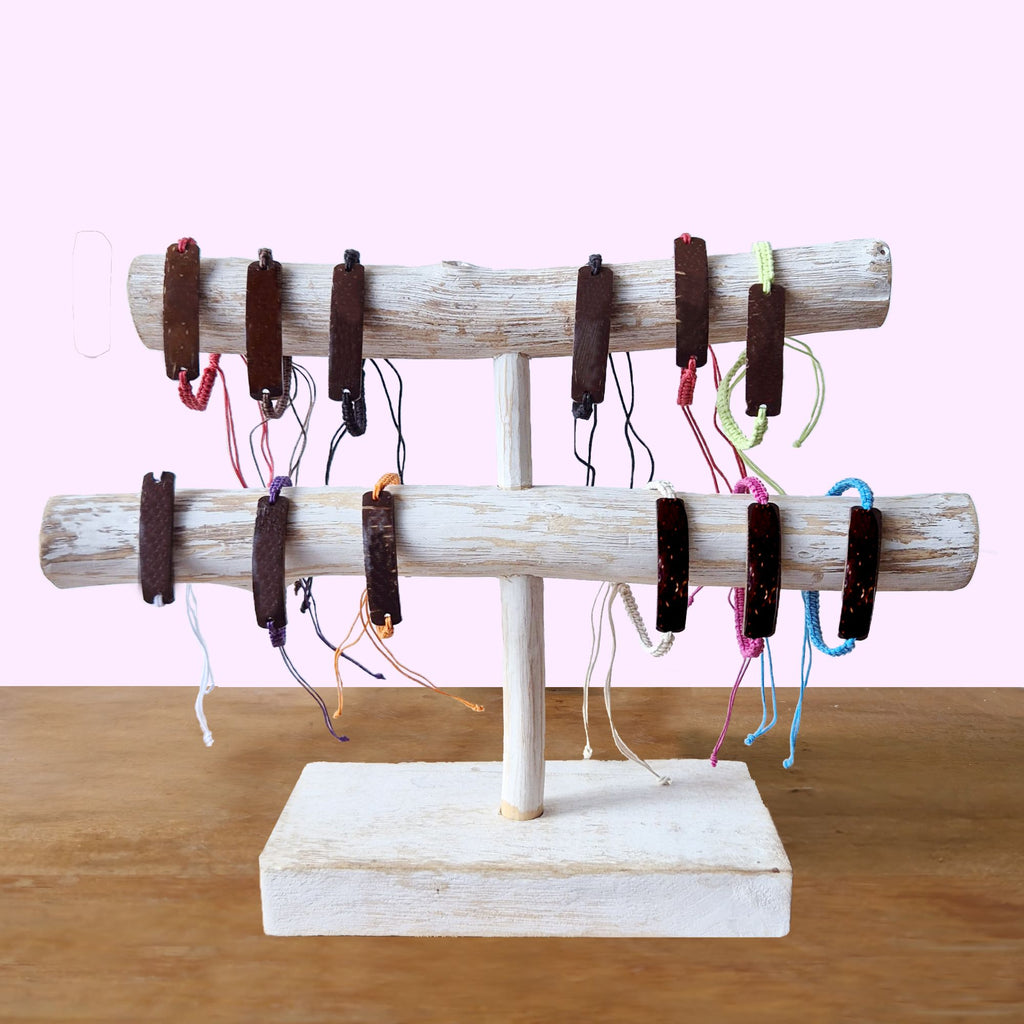 Pulseras de la Amistad Hechas a Mano - Coco Personalizable sin Estampado (surtido)