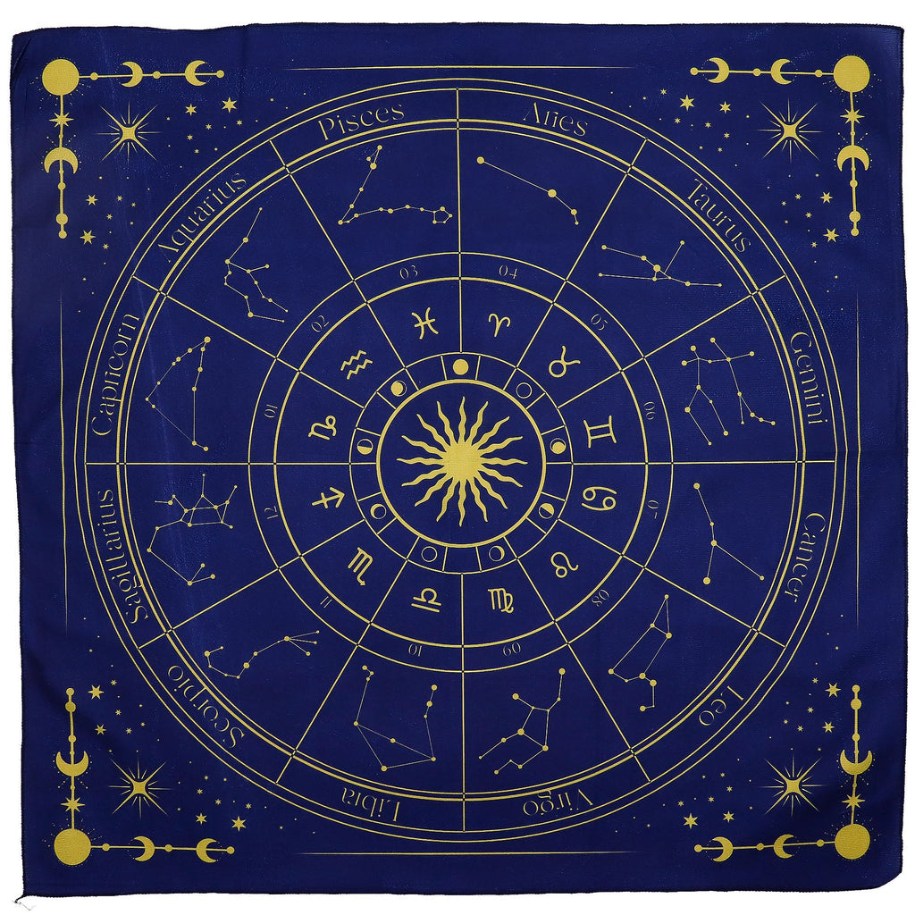 Paño para lectura de Tarot - Zodiaco