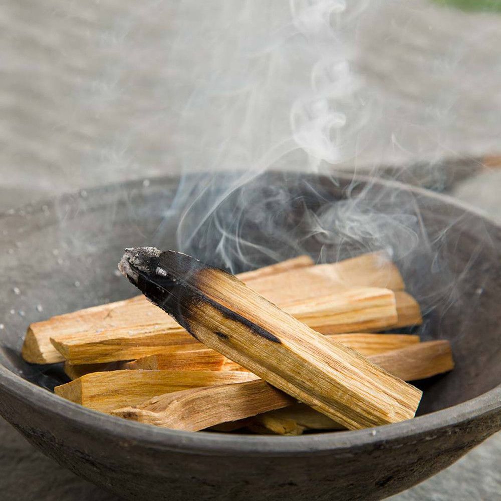 100g Palos de árbol verde de palo santo 10-15 Palitos