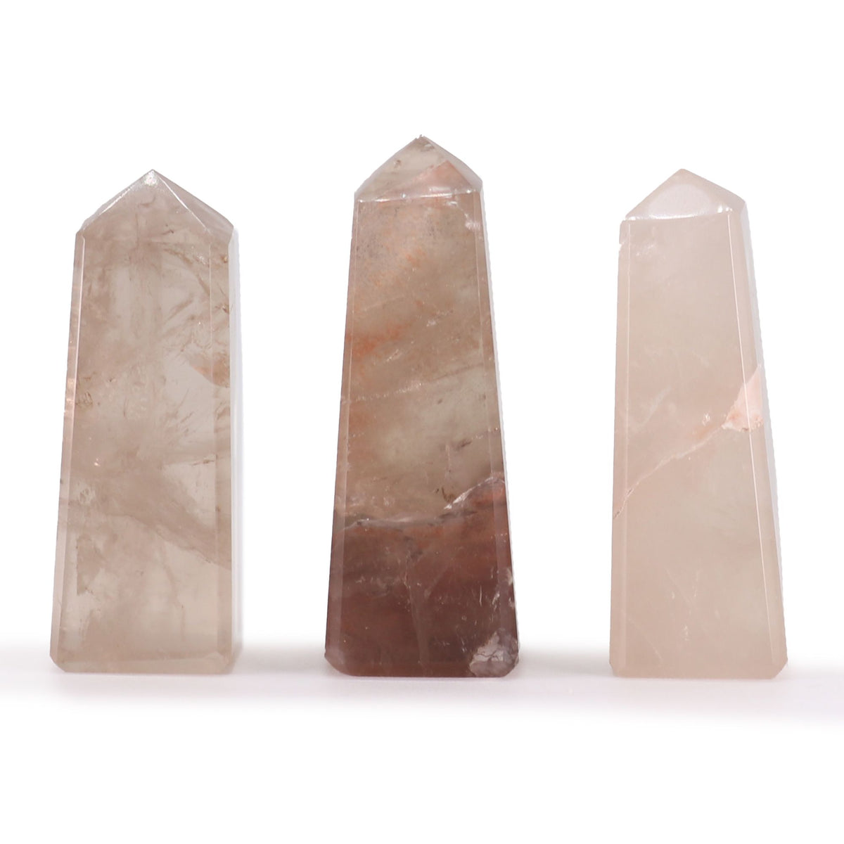 Obeliscos de Gemas aprox. 5 cm - Cuarzo ahumado