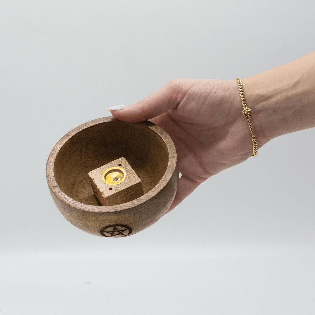 Pequeño Cuenco Ritual Portaincienso 11x6.cm - (asst esoteric)