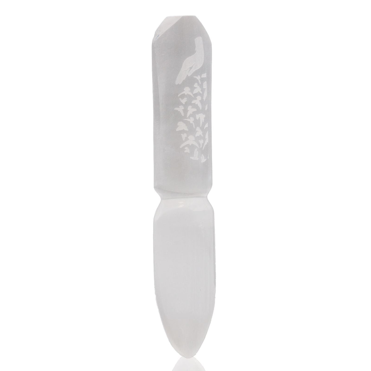 Cuchillo ritual de selenita - Liberación de ataduras