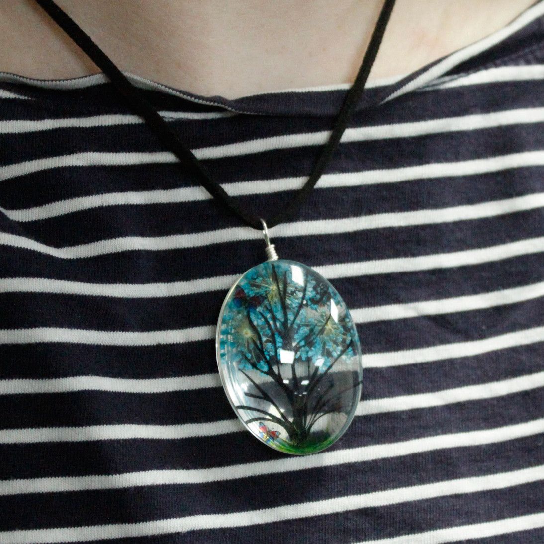 Flores Prensadas - Arbol De La Vida - Colores mezclados
