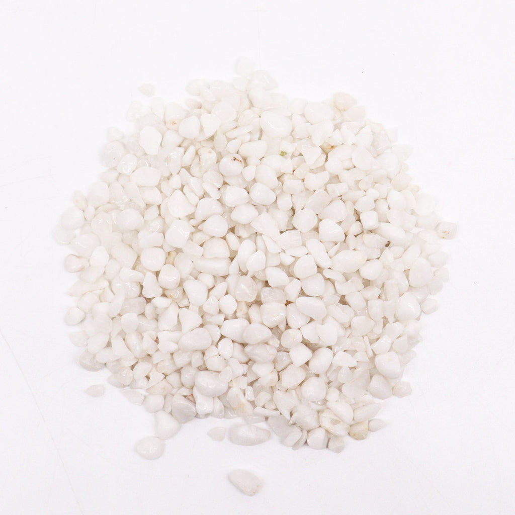 Chips de Piedra Preciosa de Cuarzo Blanco a Granel - 1 kg