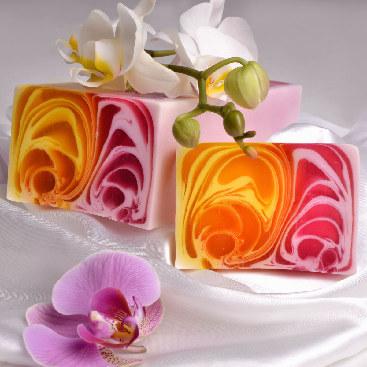 Barra de Jabón Hecho a Mano 1.2kg - Orquídea