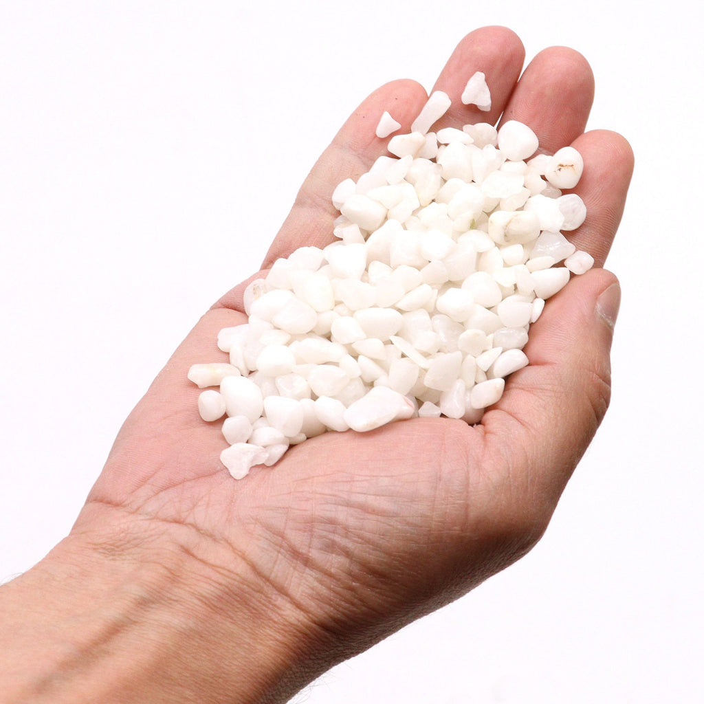 Chips de Piedra Preciosa de Cuarzo Blanco a Granel - 1 kg