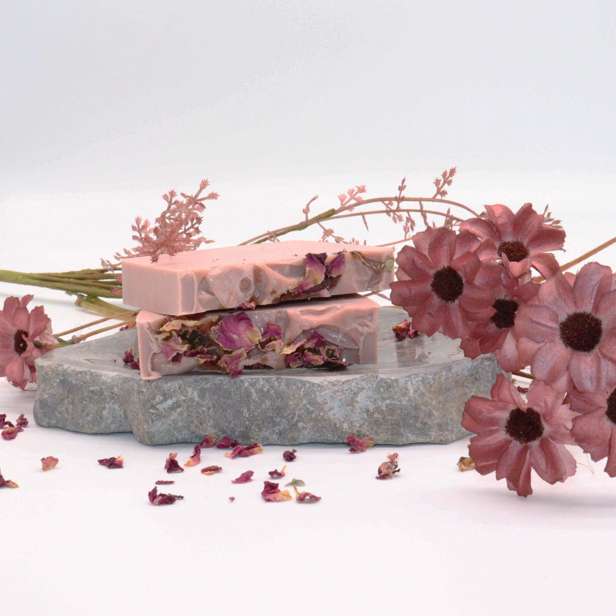 Barra de Jabon - Rosa y Vainilla