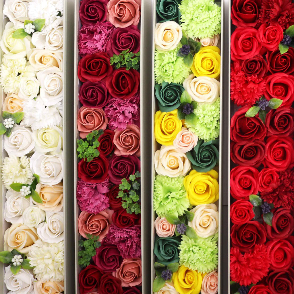 Caja extralarga de flores de jabón — Primavera