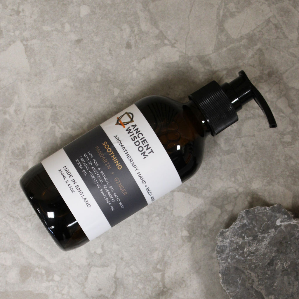 Gel Limpiador de Manos y Cuerpo Mandarina, Ylang y Pachulí 250ml