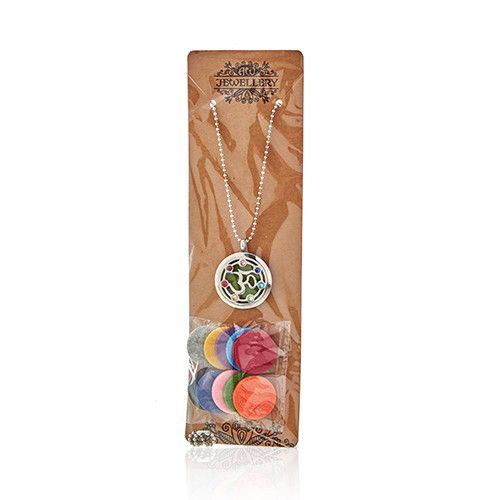 Collar de Joyería de Aromaterapia - Yoga Chakra - 30mm