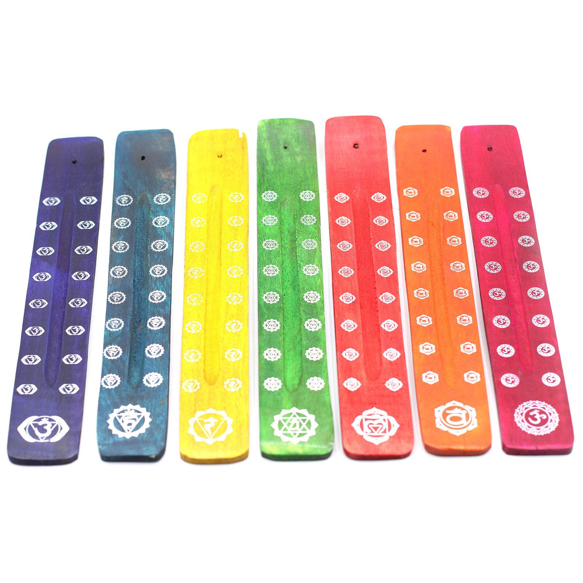 Quemador de incienso - Chakras ( Colores Variados)