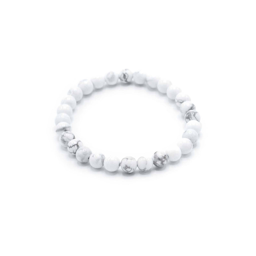 Pulsera de Manifestación de Piedras Preciosas - Jaspe Blanco - Paz